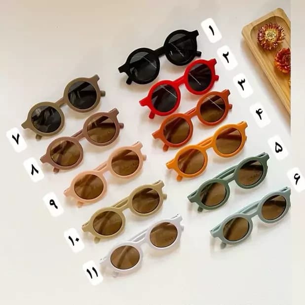 عینک بچگانه مات گرد uv400