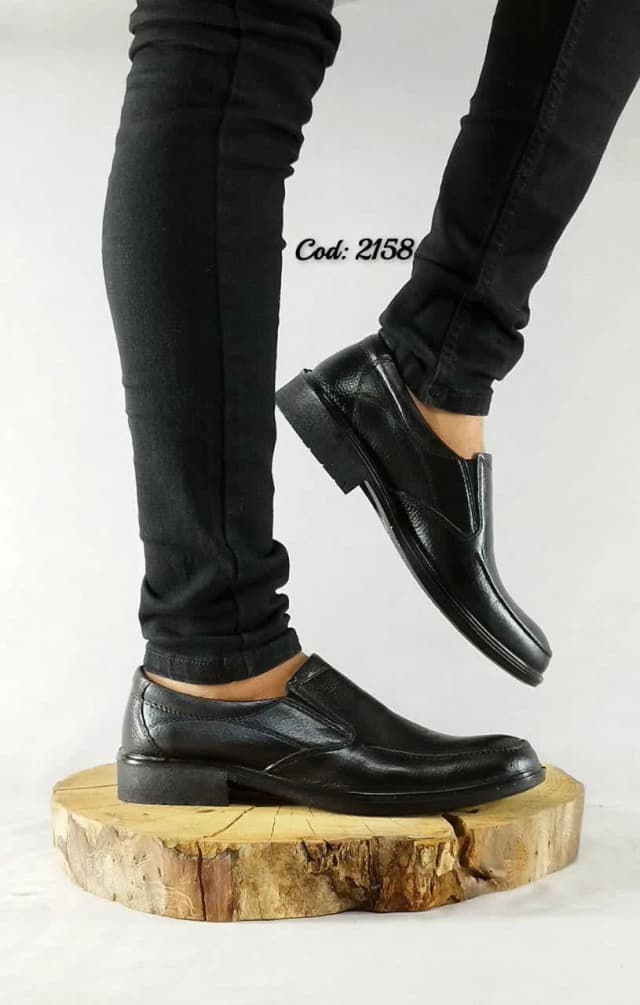 کفش اداری مجلسی مردانه کالج چرم طبیعی