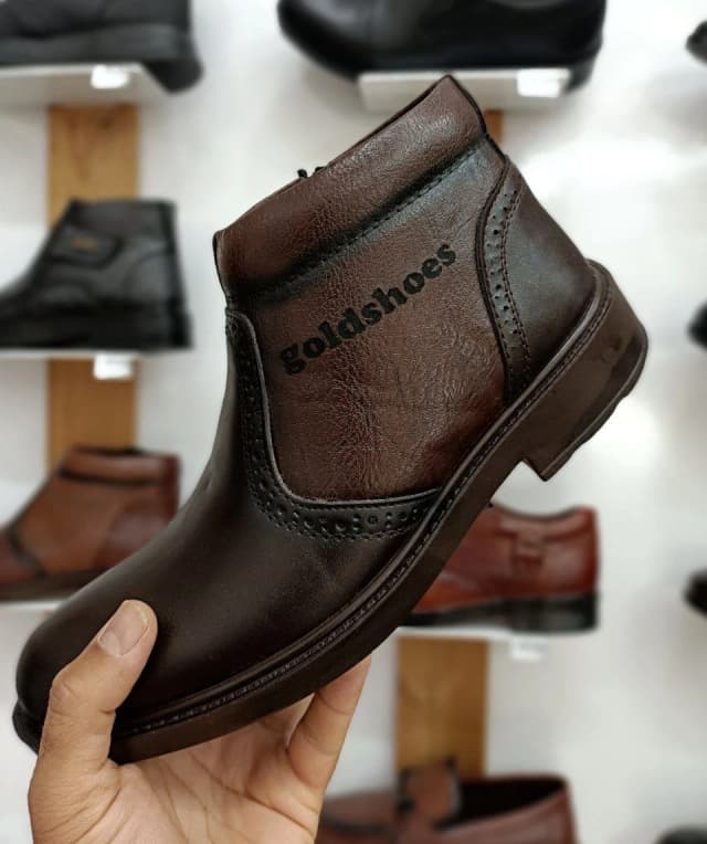 بمب ویژه این هفته کفش نیم بوت مدل گلد مردانه بغل زیپ زیره پیو طبی زیره با فناوری تزریق مستقیم نررررم و راحت و سبک