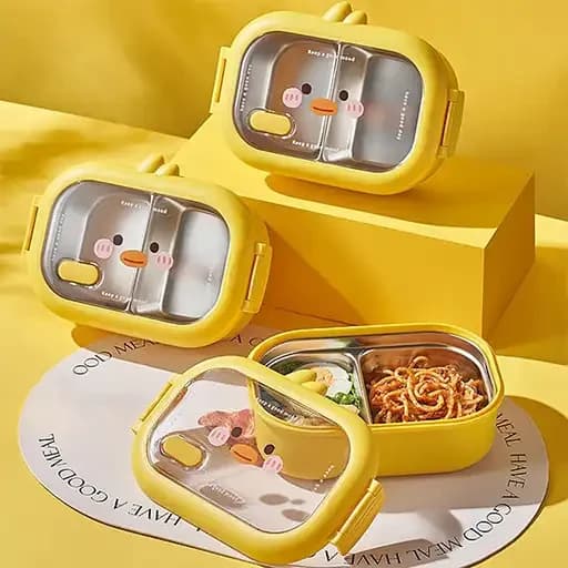 خرید ظرف غذای کودک طرح جوجه تک و عمده کد L886