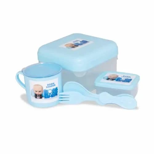 پخش ظرف غذای کودک مدل بچه رئیس کد E1080 تک و عمده