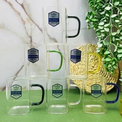 پخش نیم لیوان پیرکس مربع تک و عمده کد G4777