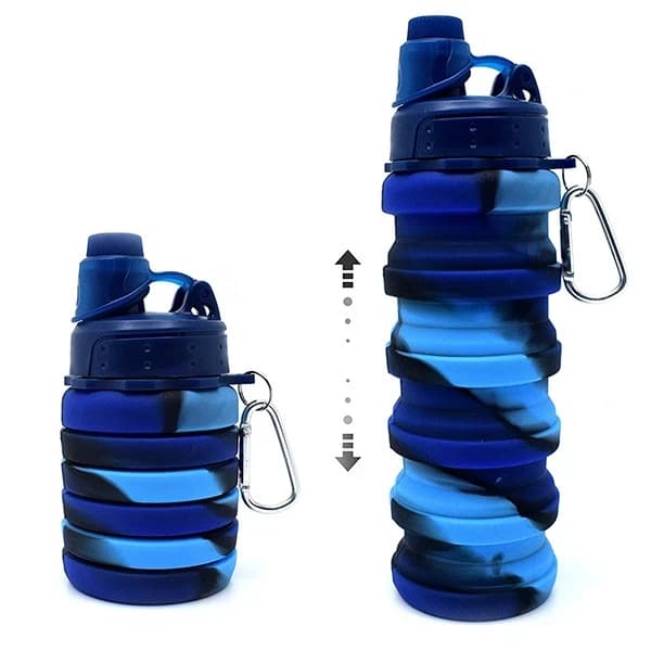 قمقمه مدل سلیکونی تاشو کد SLIC 88  کد E723 تک و عمده