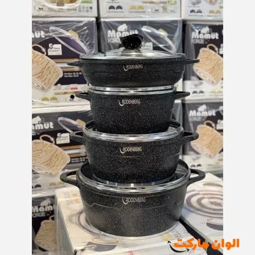 پخش سرویس قابلمه RODENBERG مدل خانواده 8 پارچه   تک و عمده کد G5179