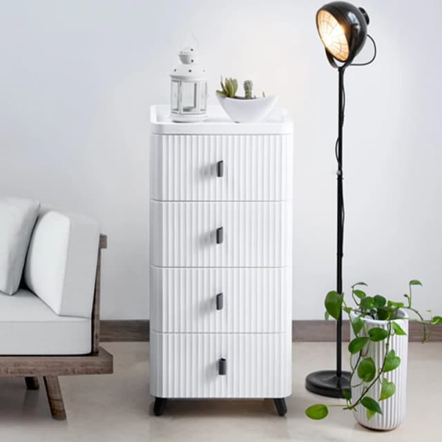 پخش دراور ۴ طبقه آیما هوم کت با جنس پلاستیک کد E868 تک و عمده