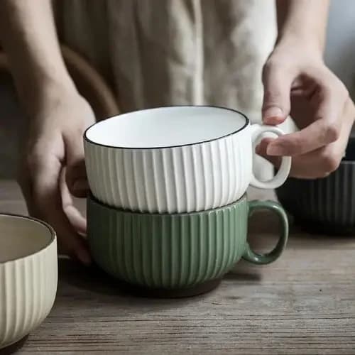 ماگ سوپنیک چینی وارداتی کد KIT-56 کد E699 تک و عمده