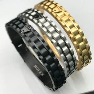 دستبند مردانه استیل برند rolex