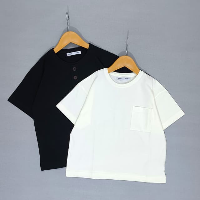 تیشرت تک رنگ(سفید و مشکی)