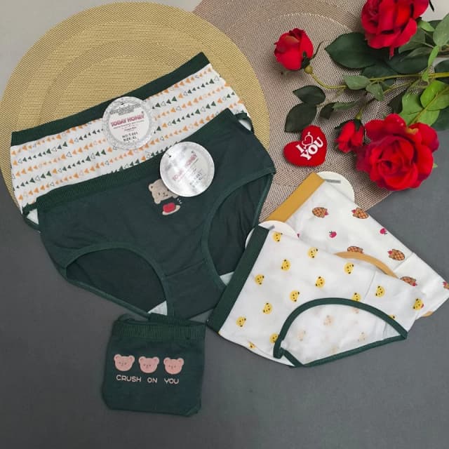 شورت دخترانه عروسکی سایز xl جنس نخ پنبه