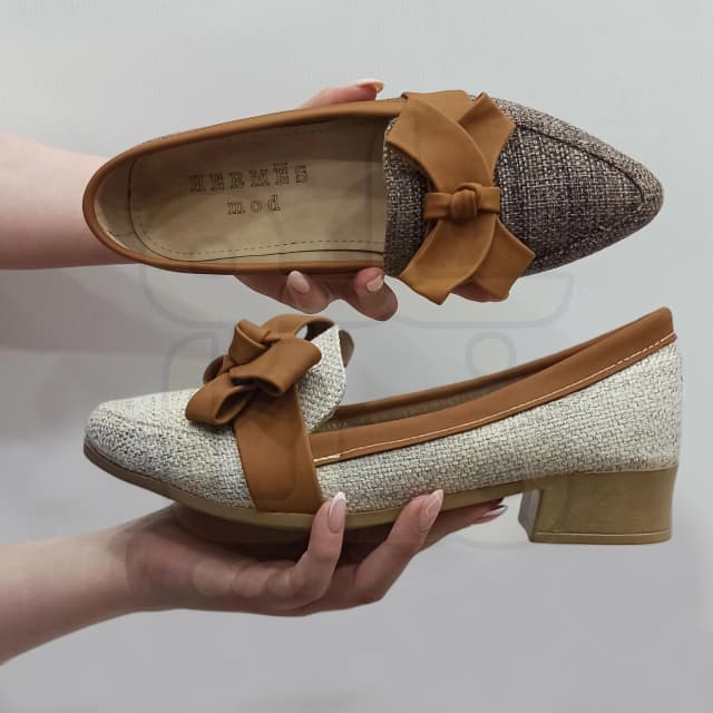 کالج کنفی زنانه طرح پاپیون سه رنگ 37تا40