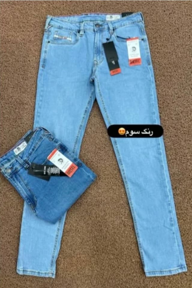 شلوار لی (جین)اورجینال دیزل ، سایز بندی کامل تنوع در ۳ رنگ جذاب Diesel orginal