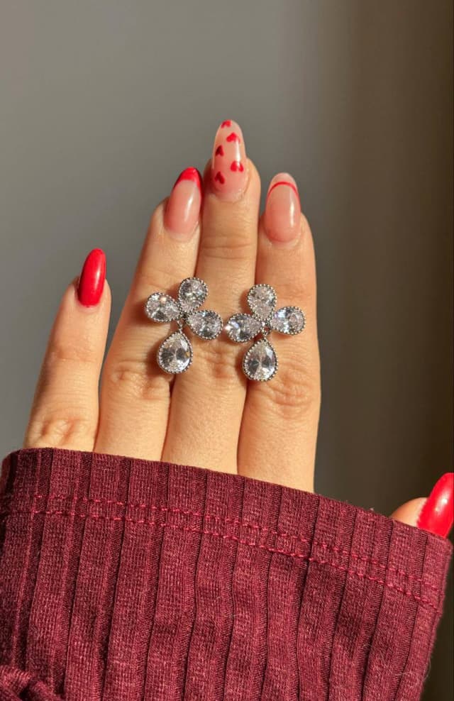 گوشواره جواهری کد ۴