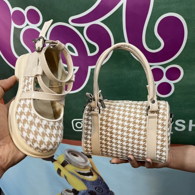 کفش عروسکی دخترونه مدل پیچازی کد 670224