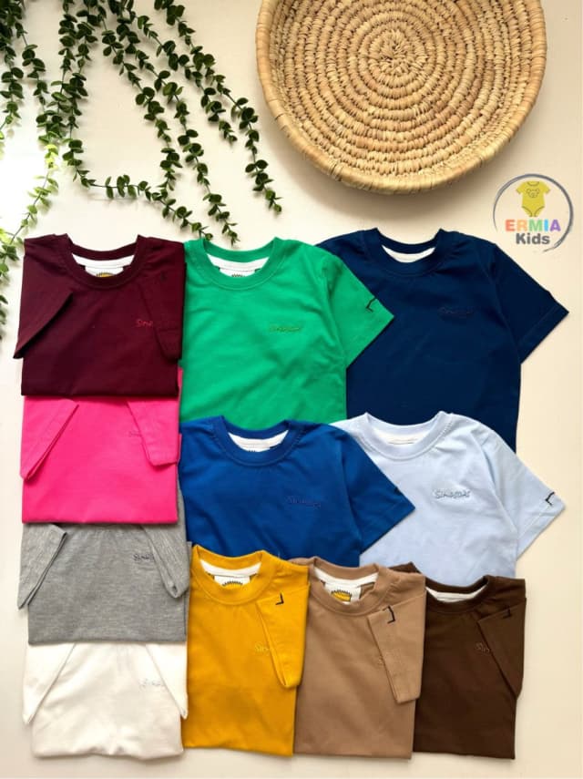 تیشرت ساده گلدوزی سیمسون