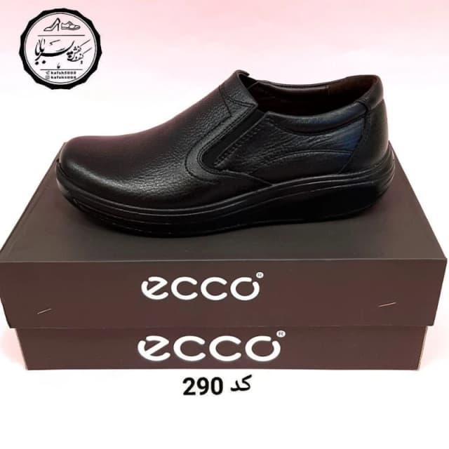 کفش چرم طبیعی مجلسی اداری  مردانه زیره طبی تزریق مستقیم  شیک ساده پوش 290   با ارسال رایگان