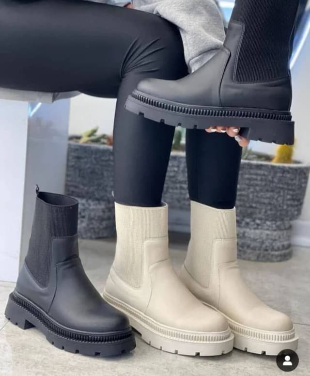 کفش نیم بوت بغل کش زنانه ds01509