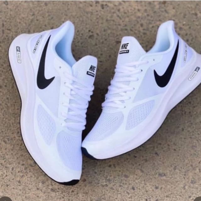 کتونی نایک زوم سفید مردانه گاید تن