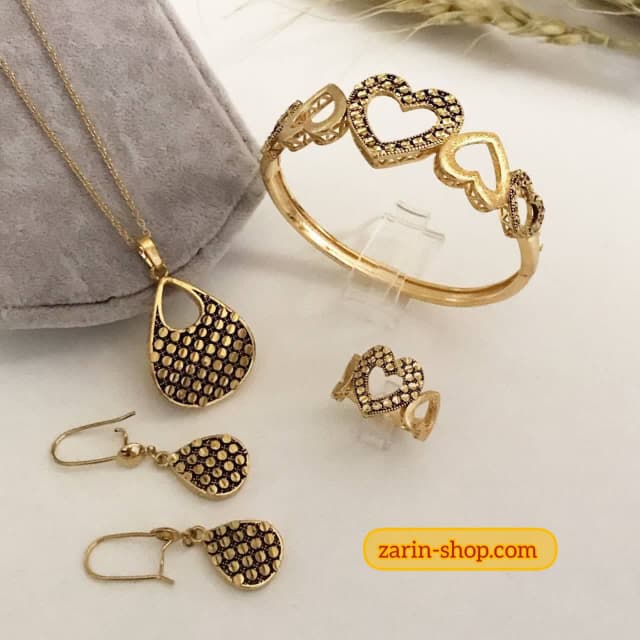 سرویس کامل سیاه قلم زنانه استیل