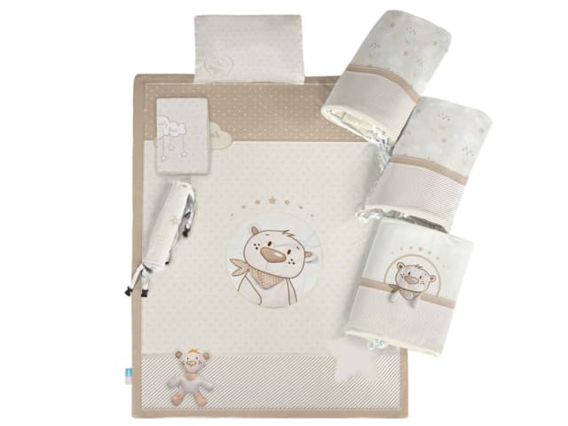 سرویس خواب هفت تکه TEDDY BEAR+ عروسک موزیکال رزبرن roseborn