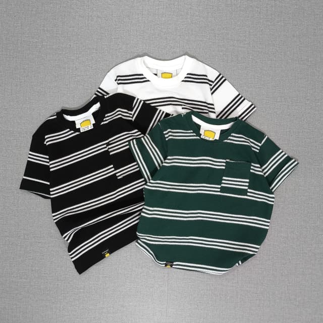 تیشرت راه راه تک جیب