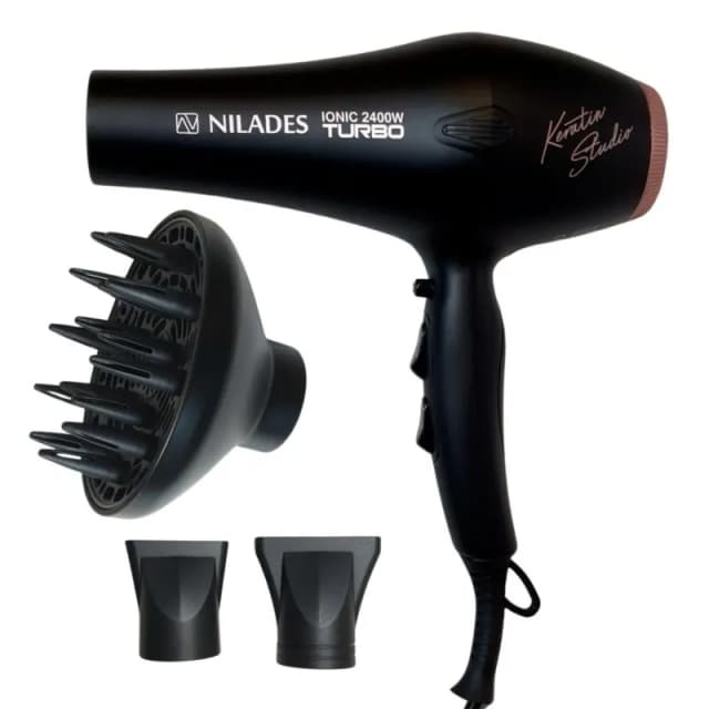 سشوار حرفه ای 2400 وات توربو یونیک نیلادس مدل Keratin Studio