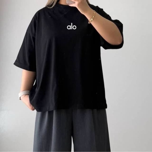 تیشرت لانگ الو پنبه درجه یک با رنگبندی 