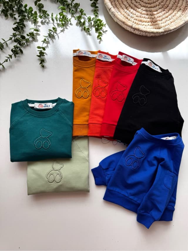 بلوز دورس گلدوزی خرسی ۱ تا ۸ سال