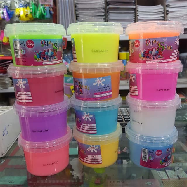 اسلایم خامه ای 300 گرمی اودی