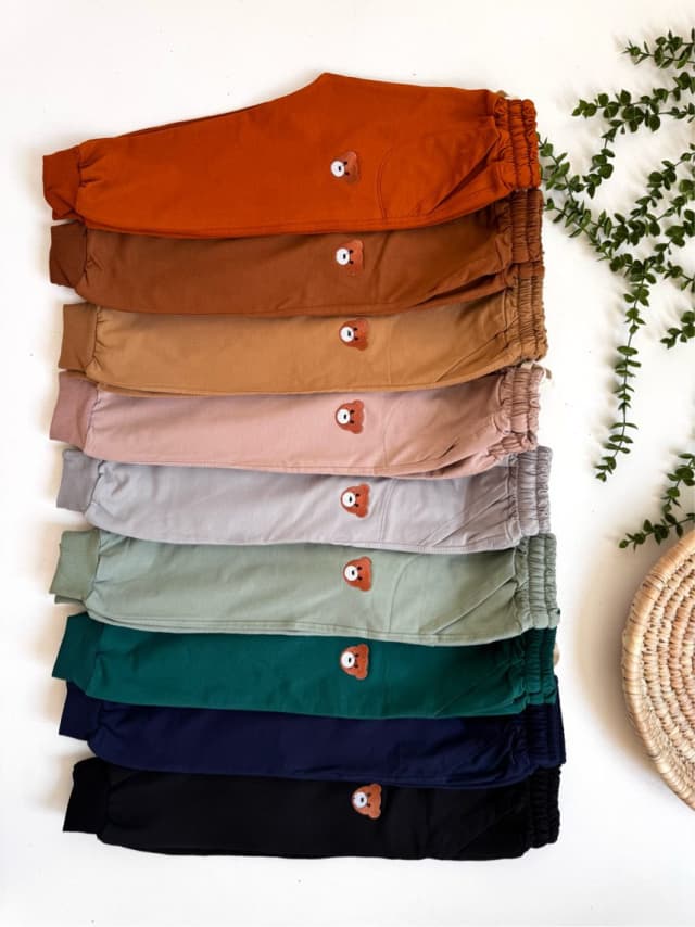 شلوار اسلش خرسی نواری قد ۵۵ تا ۷۰