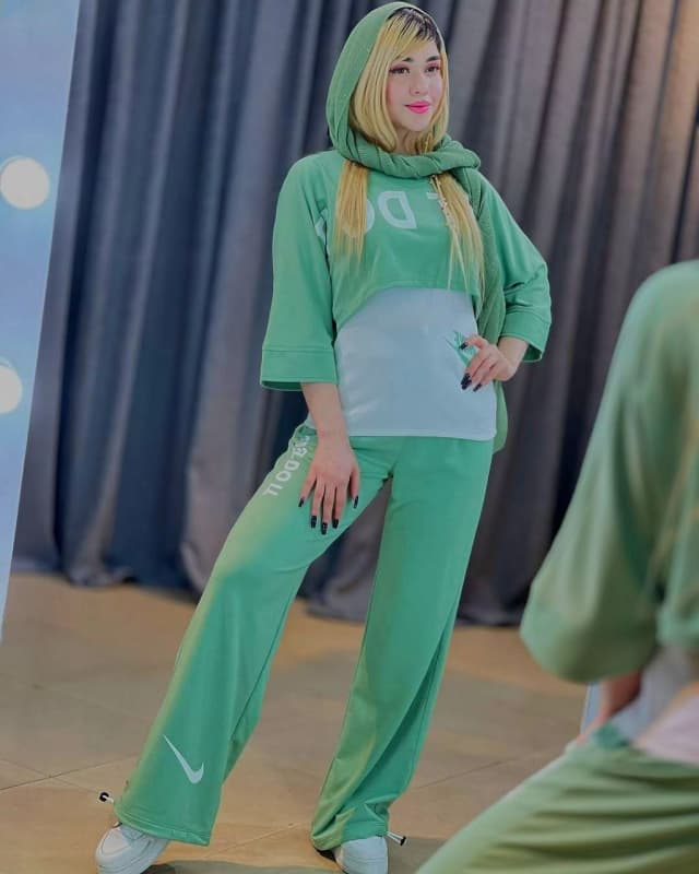 ست 3 تیکه اسپان نایک با کالکشن رنگ جذاب و خاص 